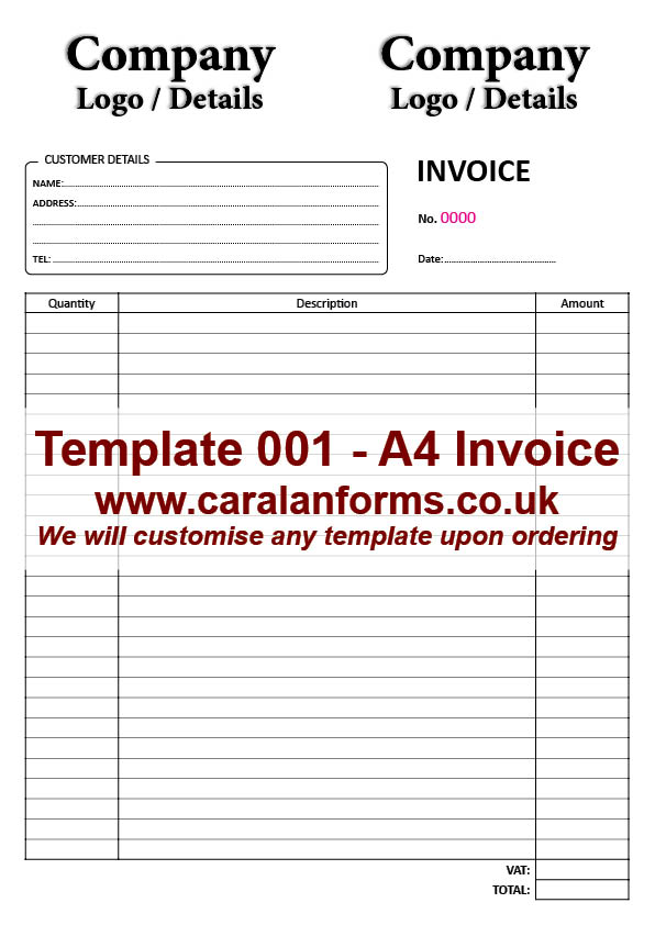 Invoice 001